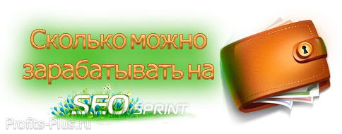 Сколько можно зарабатывать на SeoSprint